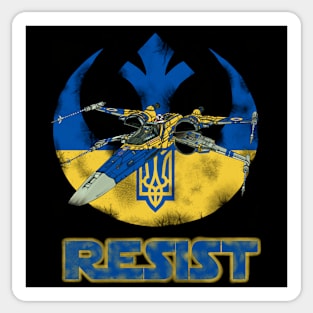 Ukraine Resist X Sticker